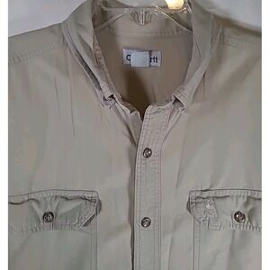 Carhartt Button Down Work Shirt Mens Size XL Regular Button Down Collar SS